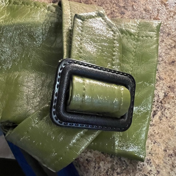 Missguided + Olive Double-Breasted Trench Coat - Picture 3 of 4